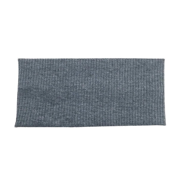 SGACAI Diadema de punto puro, diadema deportiva unisex de lados anchos, banda elástica para el sudor, turbante
