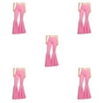 thumbnail image 1 of Transemion Stretchy Woman Pants Lightweight Multiple Sizes Available Comfortable Trousers pink M 5Set, 1 of 6