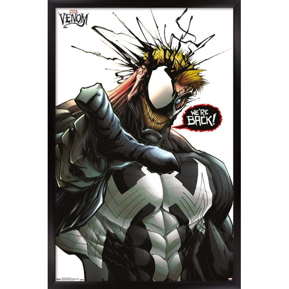 Marvel Comics - Venom - We're Back Wall Poster, 14.725" x 22.375", Framed