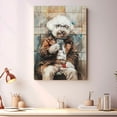 thumbnail image 4 of Old English Sheepdog Dog Poster Print Bathroom Decor - Old English Sheepdog Dog Canvas Wall Art For Bedroom Decor - Inspirational Wall Decor - Funny Dog Poster, 4 of 6