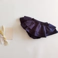 thumbnail image 3 of Mercatoo Baby Girls Solid Cotton Cake Skirt Soft Cotton 𝐑uffle 𝐌ini Skirt with Shorts Elastic Waist 𝙳iaper Cover 𝙱loomers, 3 of 3