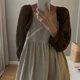 thumbnail image 1 of Cárdigan de seda helada de color sólido fino a la moda con protección solar, ropa de protección solar para mujeres y niñas, abrigo corto informal de manga larga de verano, 1 of 5