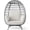 Gray/White Sand, variant on Best Choice Products Wicker Egg Chair Oversized Indoor Outdoor Patio Lounger w/ Steel Frame - Ivory