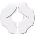 thumbnail image 1 of Ekena Millwork CMP10PL2-03000 10 in. OD x 3 in. ID Square Percival Architectural Grade PVC Contemporary Ceiling Medallion - 2 Piece, 1 of 1