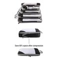 thumbnail image 5 of 1 Set Compression Packing Cubes Compressible Travel Packing Organizer for Carry on Suitcase, 5 of 5