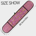 thumbnail image 3 of Yayeee Double Oven Mitt Kitchen Heat Resistant Baking 35" x7" Quilted Glove, Pink Doughnuts, 3 of 6