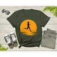 thumbnail image 6 of Sports Woman Marathon Race Athlete Runner Running at Sunset T-Shirt Runner Running Lover Gift T Shirt for Men Women Kids Boys Girls Tshirt, 6 of 8