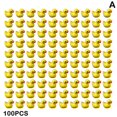 thumbnail image 1 of 100/200 piezas Mini patitos de goma Patitos de resina en miniatura Amarillo Tiny D, 1 of 2