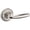 Lifetime Satin Nickel, variant on Baldwin 5106056PRIV 5106 Privacy Door Lever Set - Nickel
