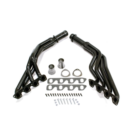 Hedman 88220 Standard Duty Mild Steel Long Tube Exhaust Headers, Uncoated for 1971-1973 Ford Mustang