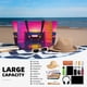 thumbnail image 5 of Fotbe Neon Cassette Tape Bolsa de Viaje para Playa - Resistente al Agua, Bolsa Tote de Gran Capacidad y Ligera con 7 Bolsillos para Mujeres y Hombres, 5 of 7