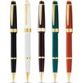 thumbnail image 4 of Cross Stylo Rollerball en Résine Blanche Polie et Ton Or, 4 of 4