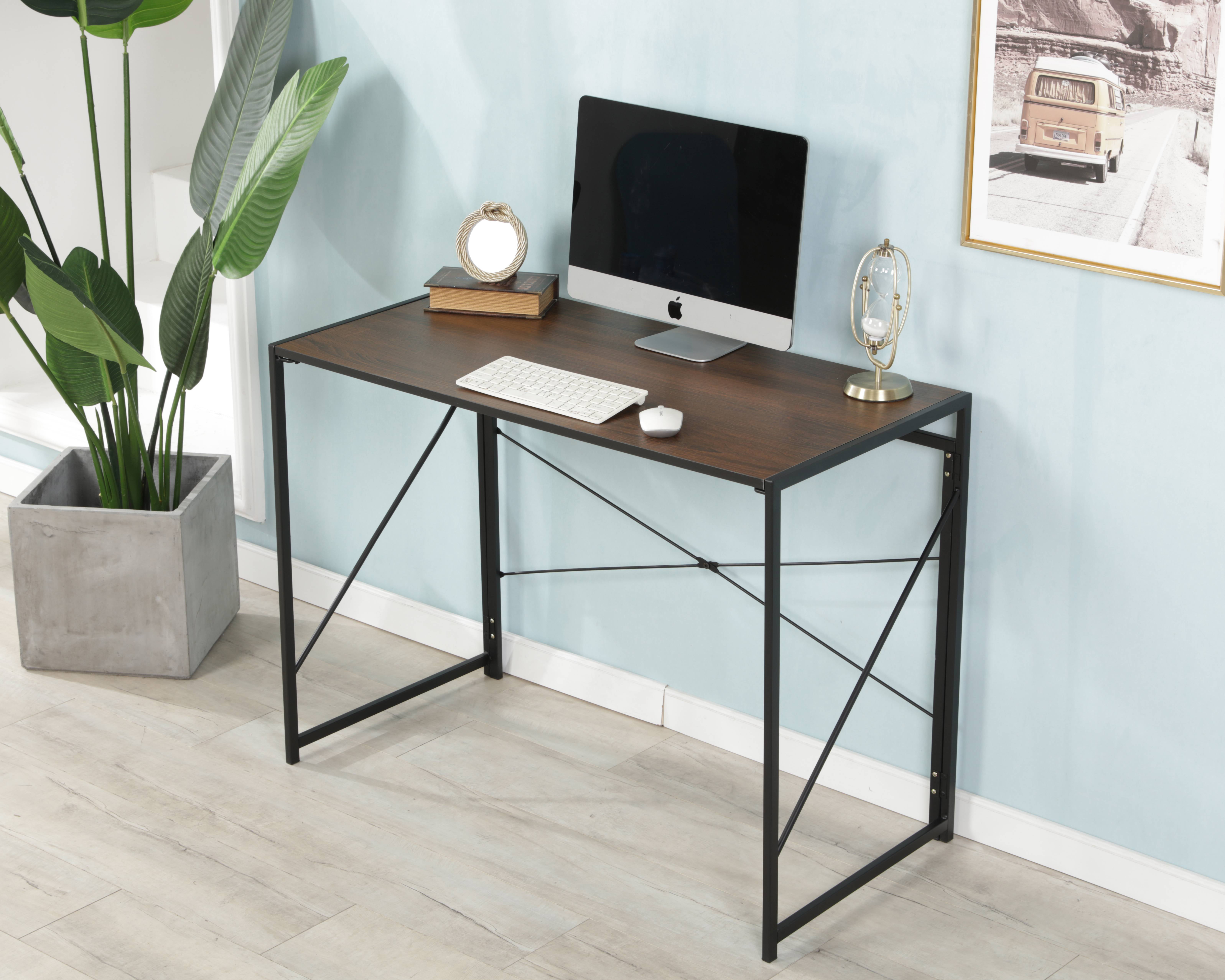Small Computer Desk 39 Sturdy And Heavy Duty Folding Writing