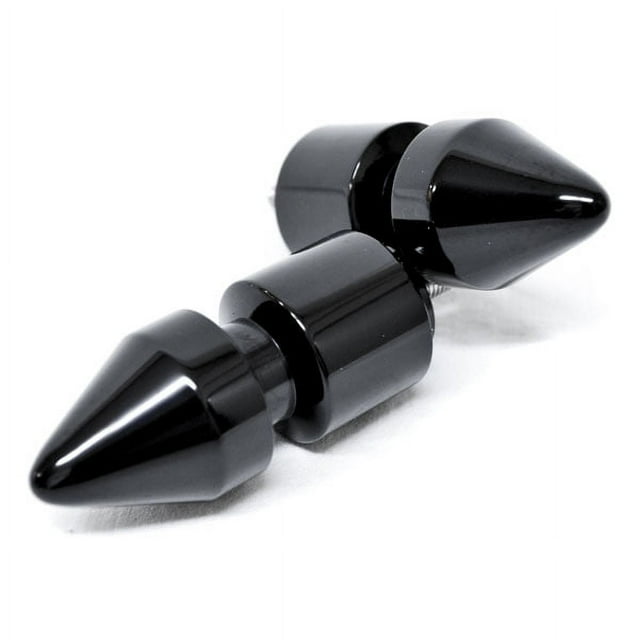 Krator Spike Black Swingarm Spools Sliders Motorcycle Compatible with Yamaha XV250 Virago 2007