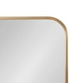 thumbnail image 3 of Kate and Laurel Zayda Radius Rectangle Framed Wall Mirror, Gold 30x42, 3 of 8