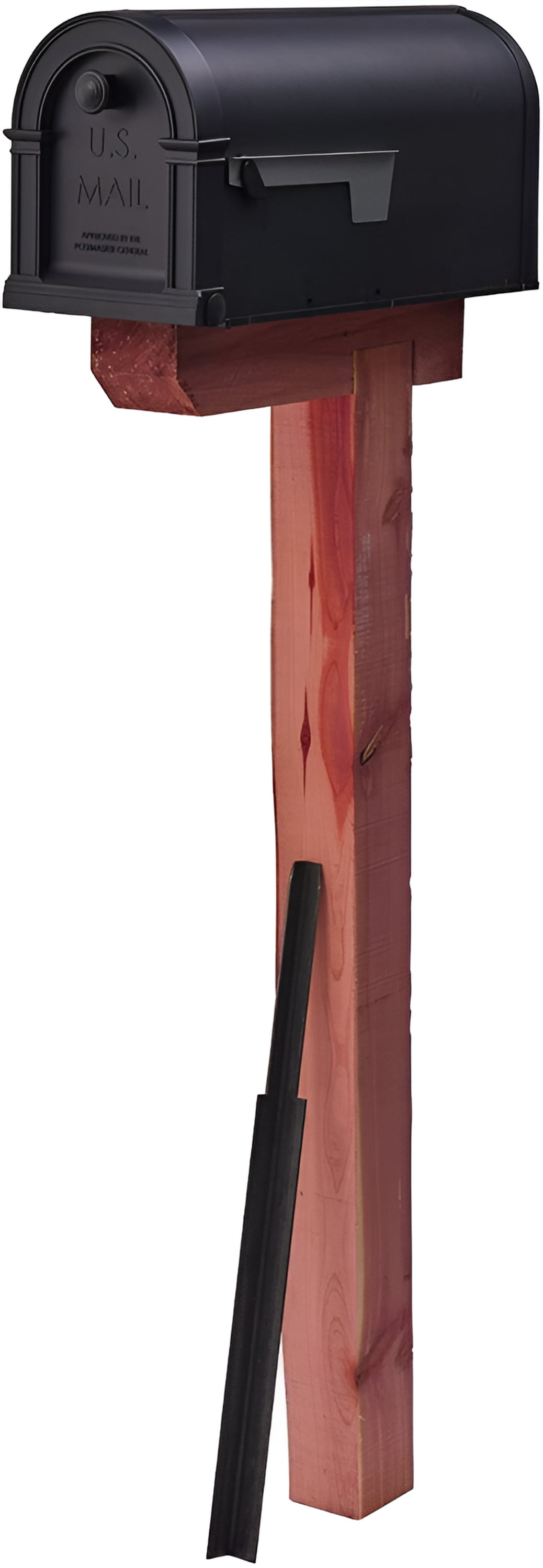 Gibraltar Mailboxes Cedar Drive-In Aromatic Cedar Wood, Mailbox Post, DPK00000