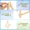 thumbnail image 4 of Soporte de caballete WSICSE de madera de 23 cm para pintar arte, paquete de 16, 4 of 7