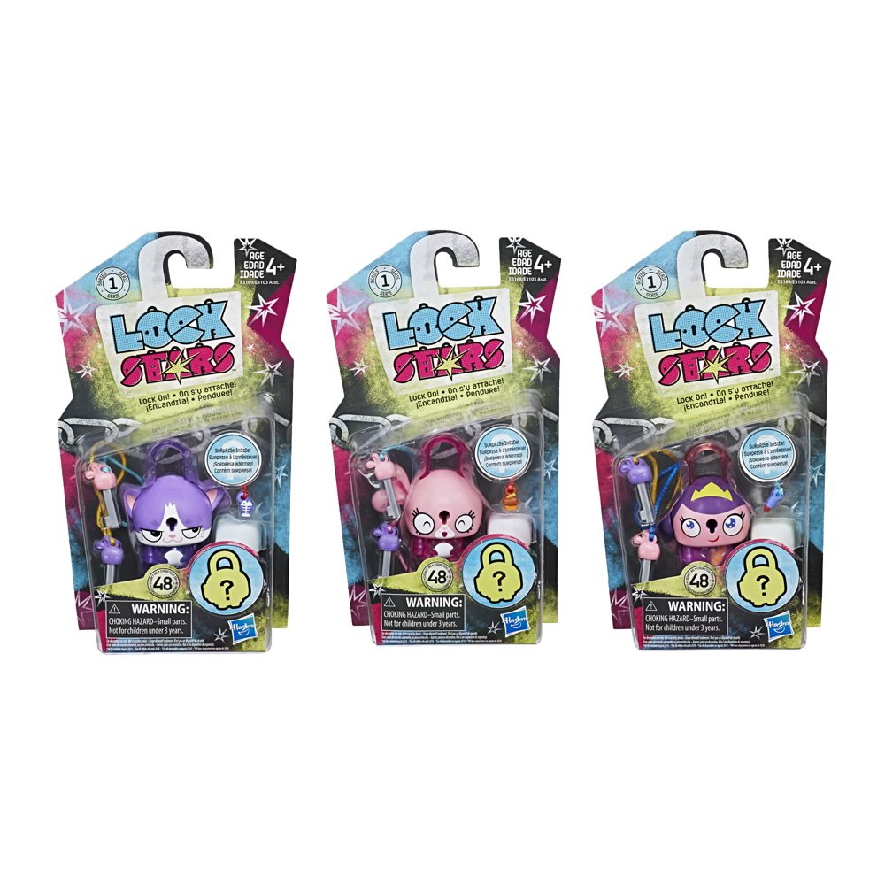 Lock Stars 3 pack Series 1 (Product combinations may vary) Ages 4 and