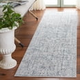 thumbnail image 2 of SAFAVIEH Hunter Sandford Abstract Polyester Runner Rug, Ivory/Dark Grey/Sage, 2'2" x 8', 2 of 10