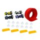 thumbnail image 3 of Flexible Juguete de Rampa Ensamblable con Ventosas Juego Portátil Creativo Coches Aleación Interacción Infantil para Niños Niñas Adecuado para Juegos Rojo 4m, 3 of 8