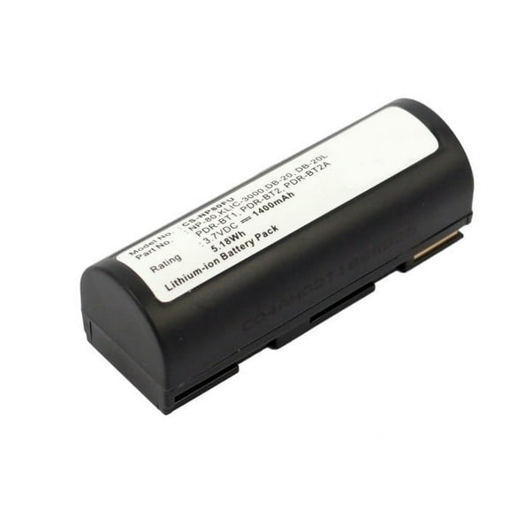 Replacement Battery for Fujifilm FinePix 6900 Zoom,MX-1700,MX-1700Z,MX-2700,MX-2900,MX-2900Z,MX-4800,MX-4900,MX-6800,MX-6900,NP-80,3.7V/1400mAh
