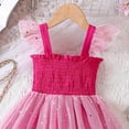 thumbnail image 5 of Robe d'Été Décontractée pour Filles Robes Tutu à Volants pour Tout-Petits Filles Robe de Fête Filles Robe en Tulle 4-5 Ans, 5 of 5