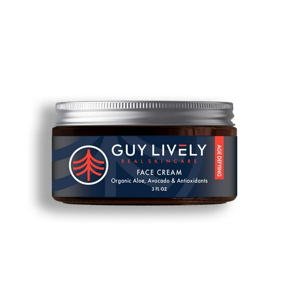 Crema facial hidratante Guy Lively Premium Antienvejecimiento para hombres