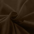 thumbnail image 5 of Hzzrkos Women Casual Plus Size Loose Solid Color Round Neck Long Sleeve Two Piece Wide Leg Loungewear Pajama Set, Soft Relaxed Sleepwear Outfit For Indoor Daily Rest Brown XXXL, 5 of 7
