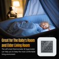 thumbnail image 4 of WIFI Temperature & Humidity Sensor with LCD Screen LCD Digital Indoor Thermometer Hygrometer Room Hygrothermograph Thermo-Hygrometer with Calendar, 4 of 4