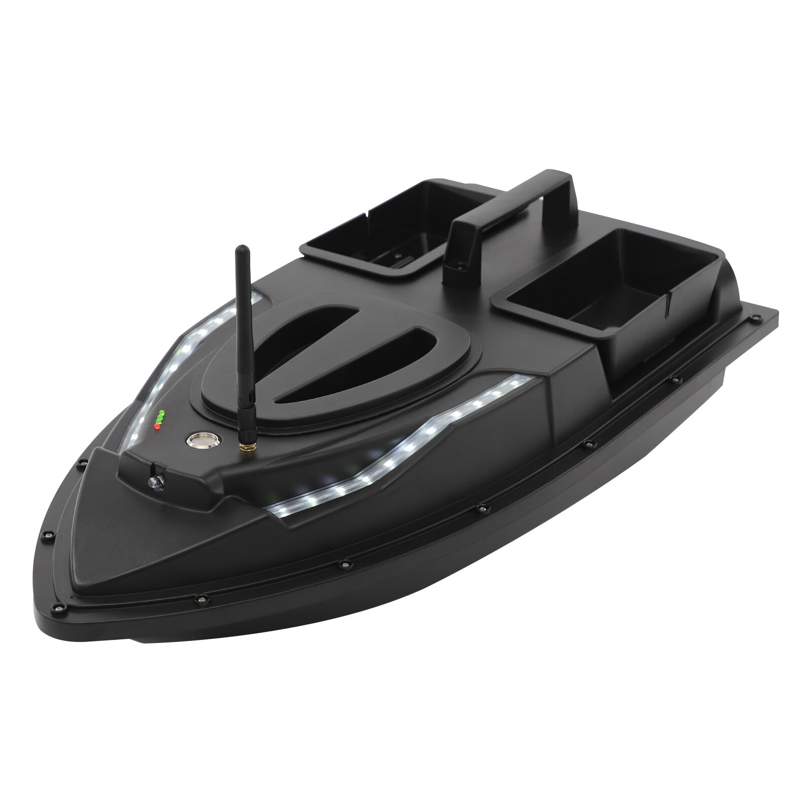 ABS Exquisite Fishing Bait Boat Remote Control Battery Powered Bait Boat with LCD Display