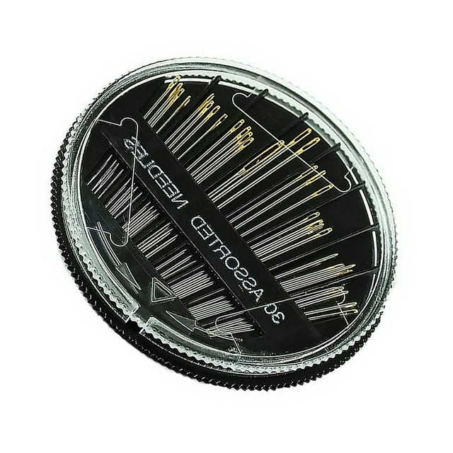 30PCS Assorted Hand Sewing Needles Embroidery Mending Craft Quilt Sew Case