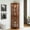 Walnut, variant on Furvclv Corner Curio Cabinet With Lights, Glass Display Cabinet Display Case Storage Showcase With Adjustable Shelves, Mirrored Back Panel And Tempered Glass Doors For Home