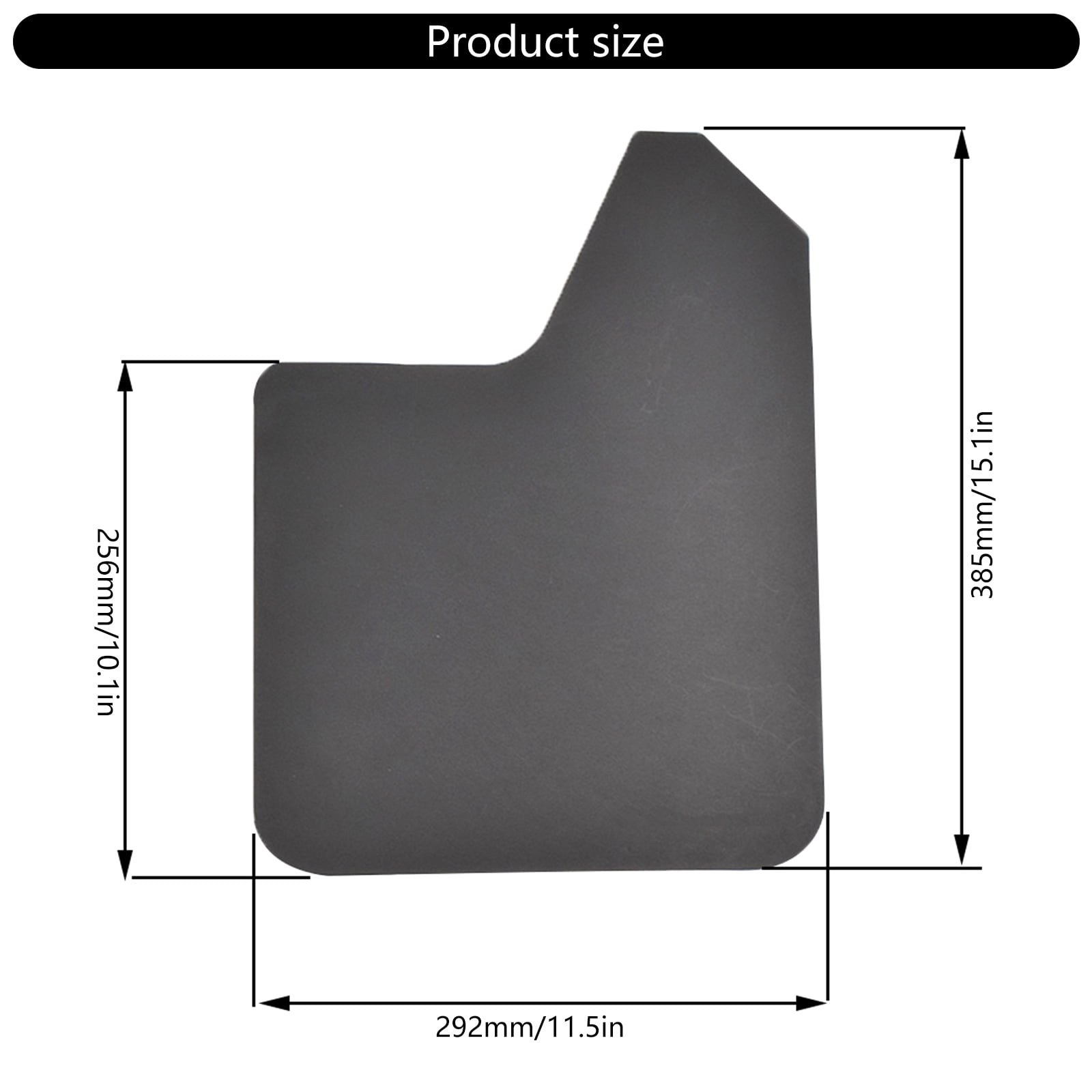 4pcs Adjustable Mud Flaps Weather Resistant Splash Guards For Car SUVs Long Lasting Use Rural Drives Simple Installation