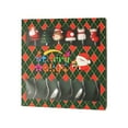 thumbnail image 2 of Cadorn 4PCS Christmas Stainless Steel Spoon and Fork Gift Set, Cartoon Design Dessert Utensils with Polished Silver Finish, Xmas Holiday Party Supplies, Home Kitchen Accessories, Dining Decorations, 2 of 6