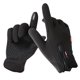 thumbnail image 4 of EeaseMX Guantes de invierno cálidos con forro polar para pantalla táctil, resistentes al viento, para hombre y mujer, a la moda, de dedos completos (negro/pequeño), 4 of 7