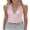 Pink, variant on LMLYSoH Cute Halter Tops for Women Summer Dot Print V-Neck Going out Tank Tops Backless Shirts for Streetwear