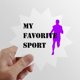 thumbnail image 1 of Como deportes Fitness equilibrado Run Calcomanías solares de vinilo, 1 of 3
