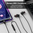 thumbnail image 2 of Auriculares USB C con cable Gsangoo para iPhone 16/15 Pro Max negros, 2 of 8