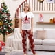 thumbnail image 5 of Pijamas navideños con estampado de alce de dibujos animados para adultos y niños, conjunto familiar, ropa de dormir suave y holgada, pijamas de aspecto familiar navideño, 5 of 5