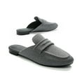 thumbnail image 5 of BURUDANI Women's Knit Mules Comfortable Round Toe Casual Slip On Mules for Women Flats, 5 of 5
