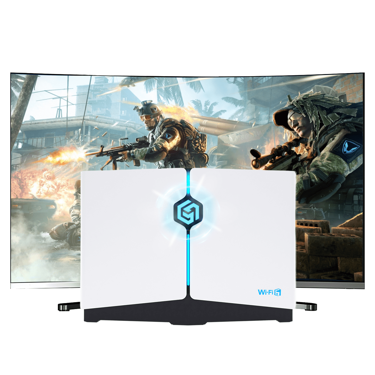 HYPEREV Gaming Router – Reduce Lag for PS/Xbox/PC – WiFi 6 AX3000 – Free 3-Month GearUP Booster