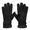Black, variant on Men'S Strong Sheepskin Wool Leather Gloves Mittens - Navy blue
