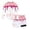#02-Light Pink, variant on Boys Two Piece Rash Guard Swim Set Toddler Kids Ice Cream Print Long Sleeve Bathing Suit Swimwear Shirt with Trunks Quick Dry Bathing Suit