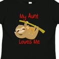 thumbnail image 4 of Inktastic My Aunt Loves Me Sloth Boys or Girls Toddler T-Shirt, 4 of 5