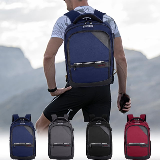 TTJ Backpack Backpack for Men Schoolbag Large Capacity Wear Shoulder Bag 20 Inch Suitable for Students Hiking Travel Bag Outdoor