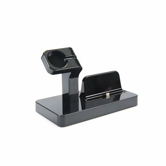 Wireless Charging Station, Compatible for iPhone/iWatch Series, 2 in 1 Qi Fast Wireless Charger Stand Dock for iPhone 11/11 Pro Max/X/XR/XS/8,Black