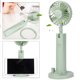 thumbnail image 5 of Ventiladores portátiles multifunción con carga USB, miniventilador con espejo, soporte para teléfono, ventiladores pequeños de mano para exteriores, 5 of 10