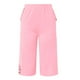 thumbnail image 4 of Pantalones capri deportivos lisos y sexys para mujer: cintura alta, pierna ancha, corte holgado y cómodo, 3 colores: blanco, negro y caqui. Tallas: S-XXL., 4 of 4