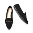 thumbnail image 3 of DREAM PAIRS Womens Ballet Flats Ladies Slip On Pointy Toe Heels Working Dress Shoes BLACK Size 8, 3 of 6