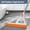 Orange, variant on LIANGKA Silicone Squeegee Broom 54IN Rubber Sweeper for Floor Glass Orange